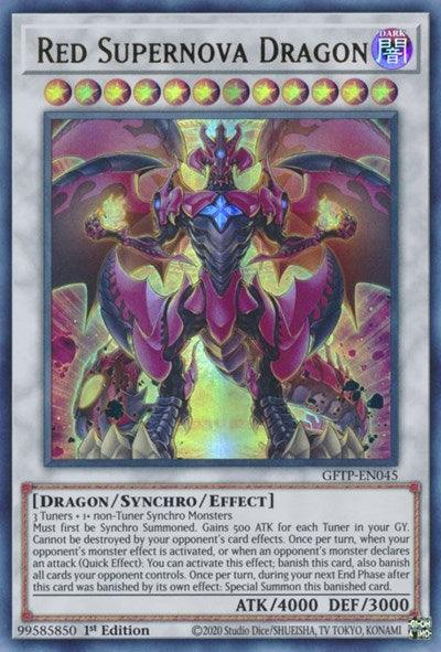 Red Supernova Dragon [GFTP-EN045] Ultra Rare (ONLINE ORDER ONLY)