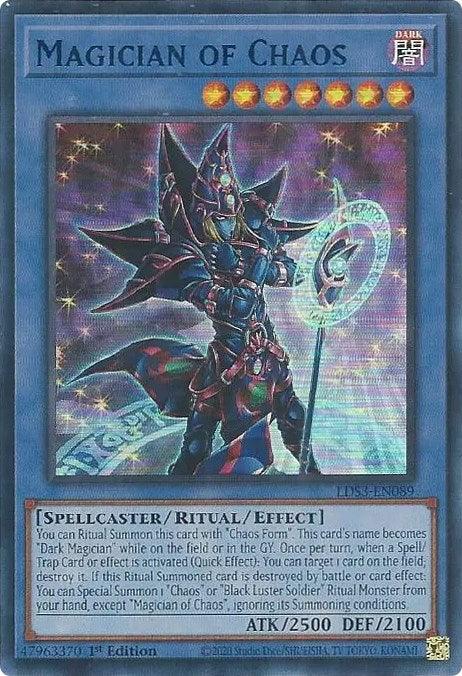 Magician of Chaos (Blue) [LDS3-EN089] Ultra Rare (ONLINE ORDER ONLY)