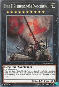 Number 81: Superdreadnought Rail Cannon Super Dora [OP10-EN019] Common (ONLINE ORDER ONLY)