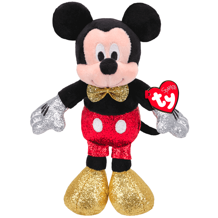 Ty Disney: Red Sparkle Mickey Mouse (Medium) (ONLINE ORDER ONLY)