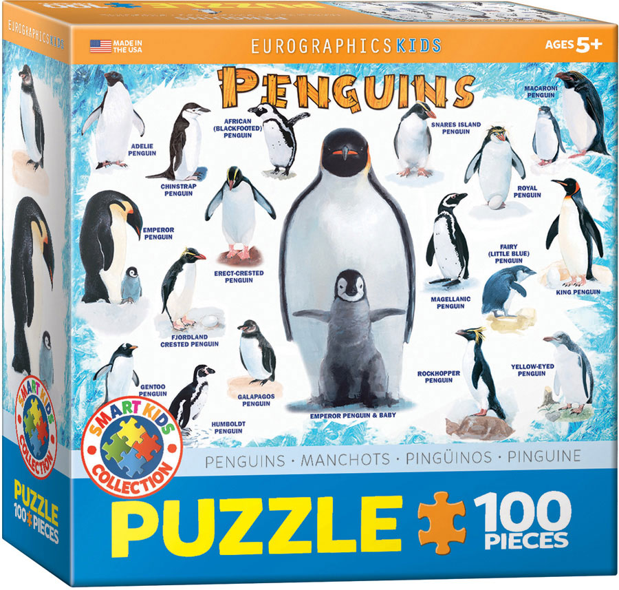 Puzzle: Educational Charts for Kids - Penguins (ONLINE ORDER ONLY)