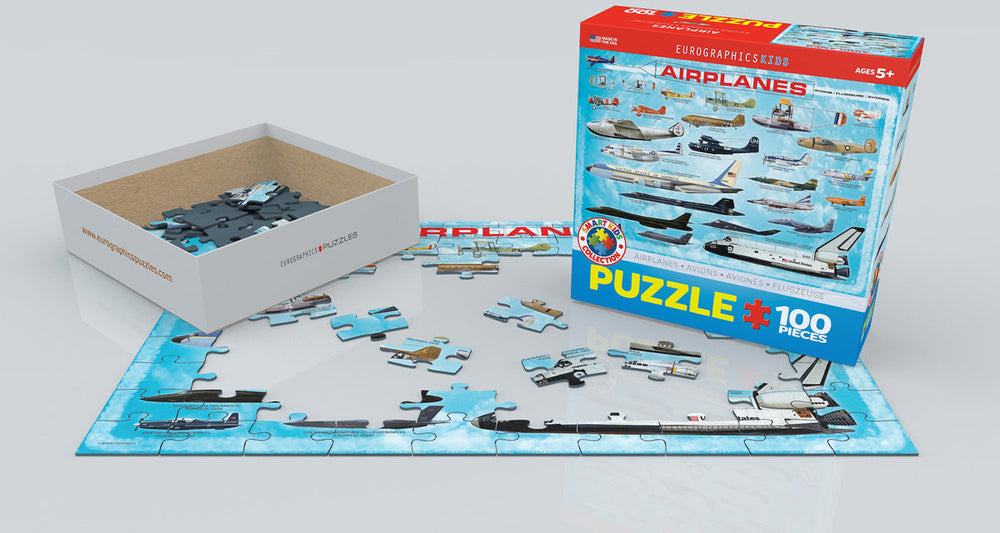 Puzzle: Educational Charts for Kids - History of Aviation (ONLINE ORDER ONLY)