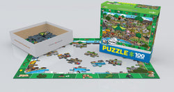Puzzle: Spot & Find Puzzle Game - A Day in the Zoo (ONLINE ORDER ONLY)