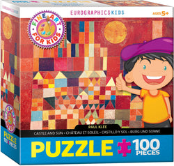 Puzzle: Fine Art For Kids - Castle and Sun by Paul Klee (ONLINE ORDER ONLY)