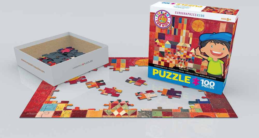 Puzzle: Fine Art For Kids - Castle and Sun by Paul Klee (ONLINE ORDER ONLY)