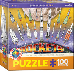 Puzzle: Educational Charts for Kids - International Space Rockets (ONLINE ORDER ONLY)