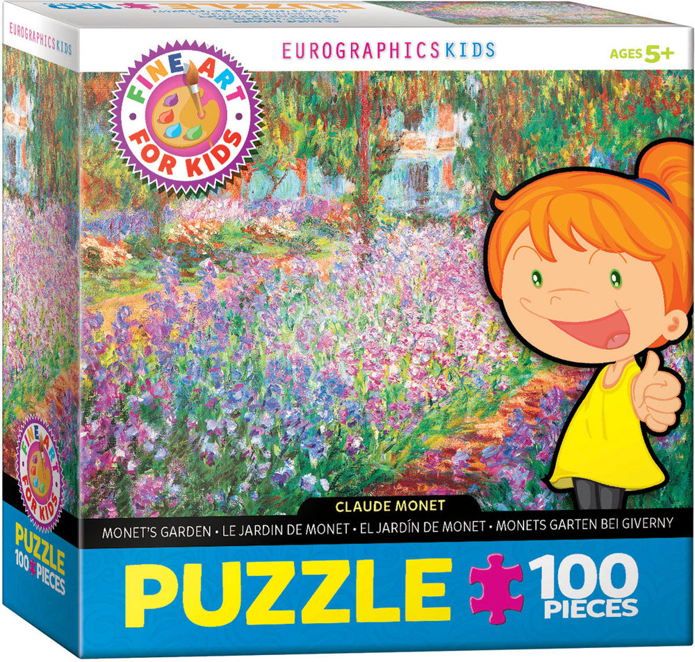 Puzzle: Fine Art For Kids - Monet's Garden by Claude Monet (ONLINE ORDER ONLY)