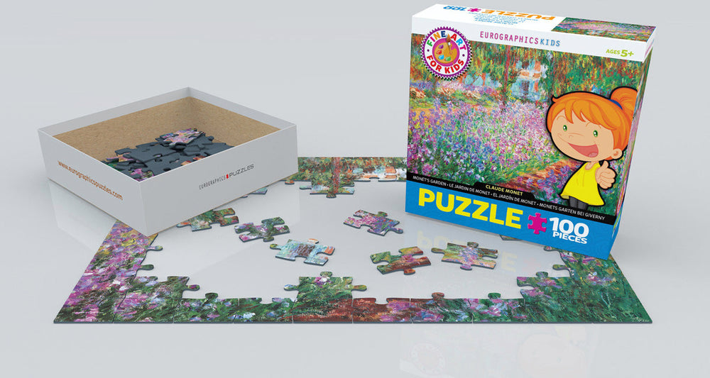 Puzzle: Fine Art For Kids - Monet's Garden by Claude Monet (ONLINE ORDER ONLY)