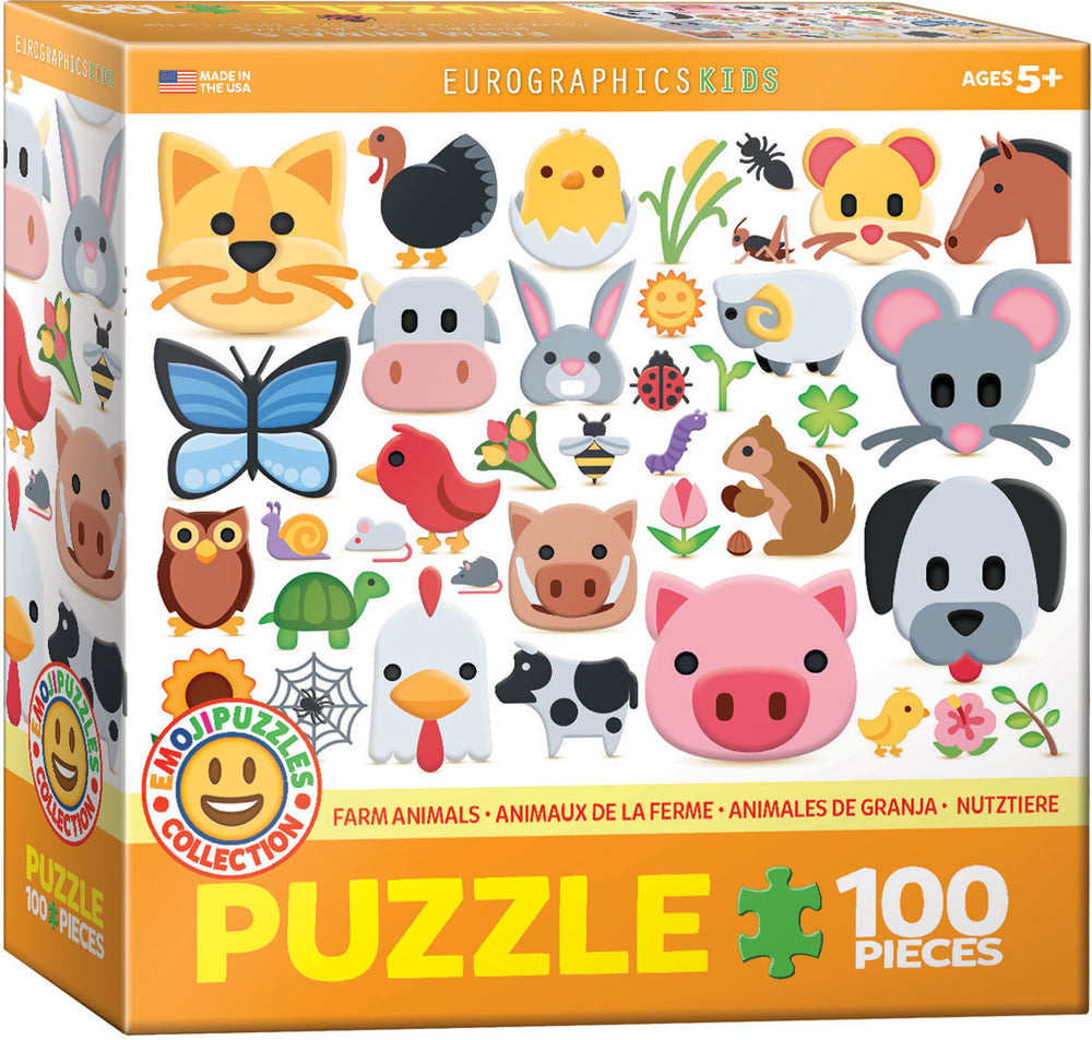 Puzzle: Emojipuzzles - Farm Animals - Emojis (ONLINE ORDER ONLY)