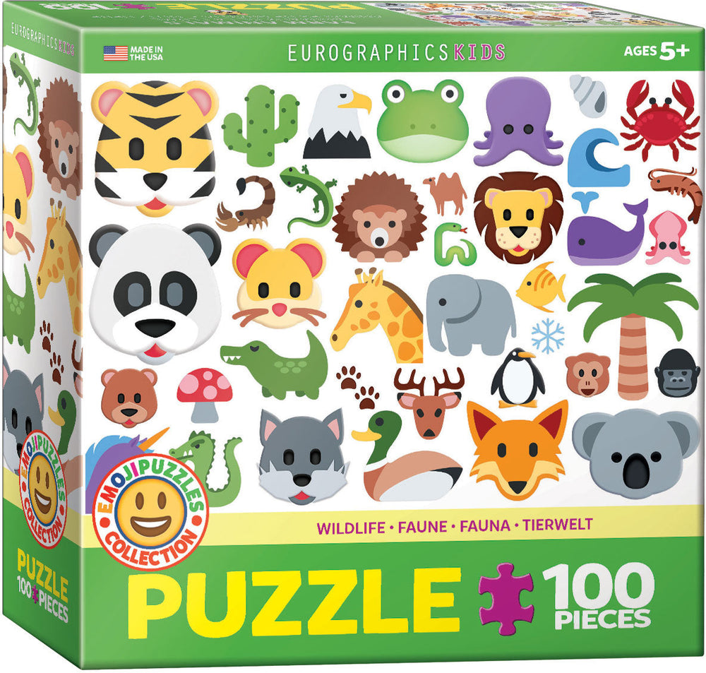 Puzzle: Emojipuzzles - Emojipuzzle-Wild Animals (ONLINE ORDER ONLY)