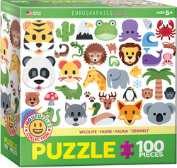Puzzle: Emojipuzzles - Emojipuzzle-Wild Animals (ONLINE ORDER ONLY)