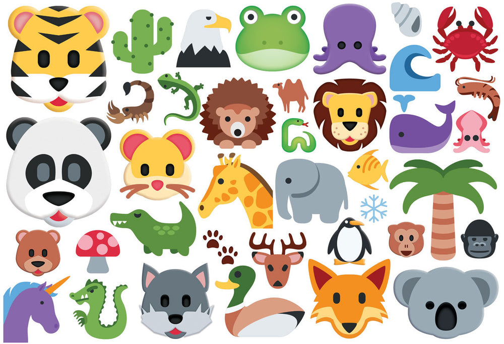 Puzzle: Emojipuzzles - Emojipuzzle-Wild Animals (ONLINE ORDER ONLY)