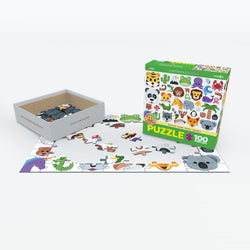 Puzzle: Emojipuzzles - Emojipuzzle-Wild Animals (ONLINE ORDER ONLY)