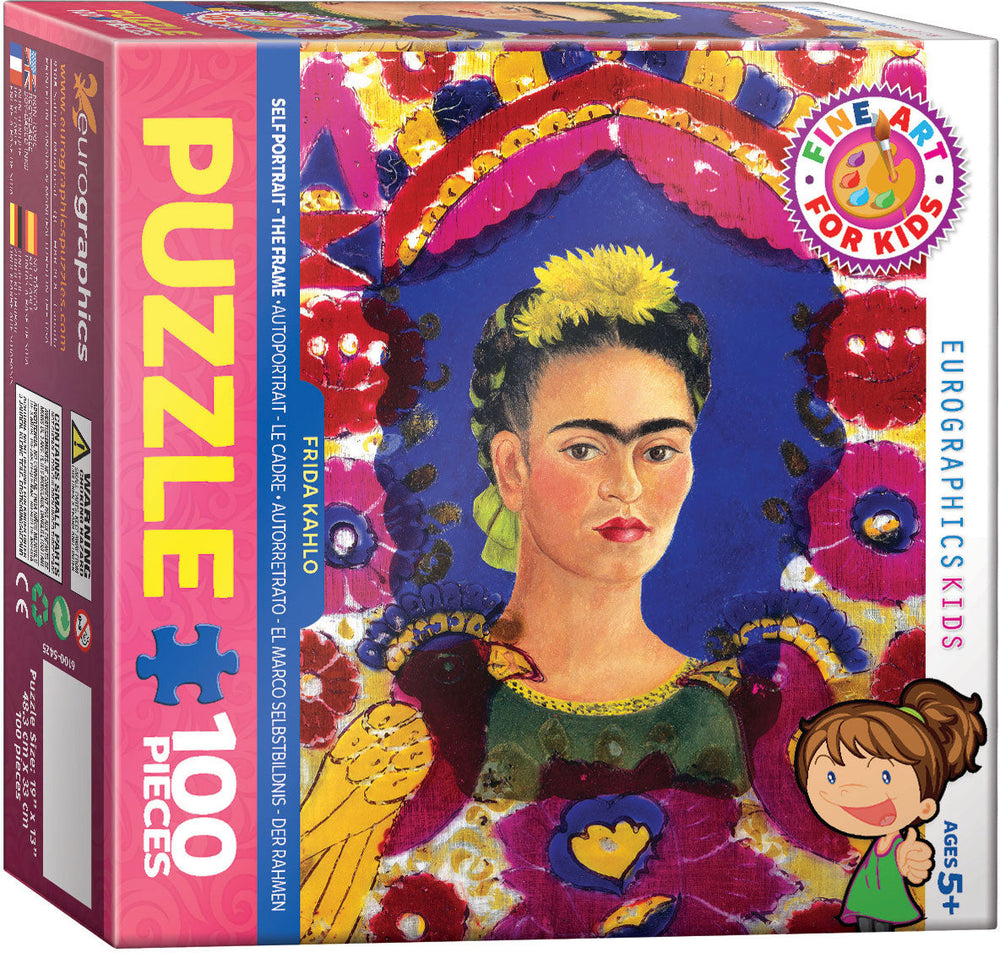 Puzzle: Fine Art Masterpieces - Frida Kahlo - Self Portrait - The Frame (ONLINE ORDER ONLY)