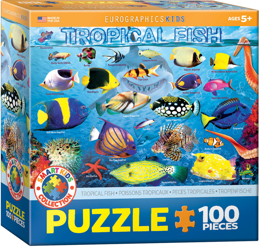 Puzzle: Educational Charts for Kids - Tropical Fish (ONLINE ORDER ONLY)