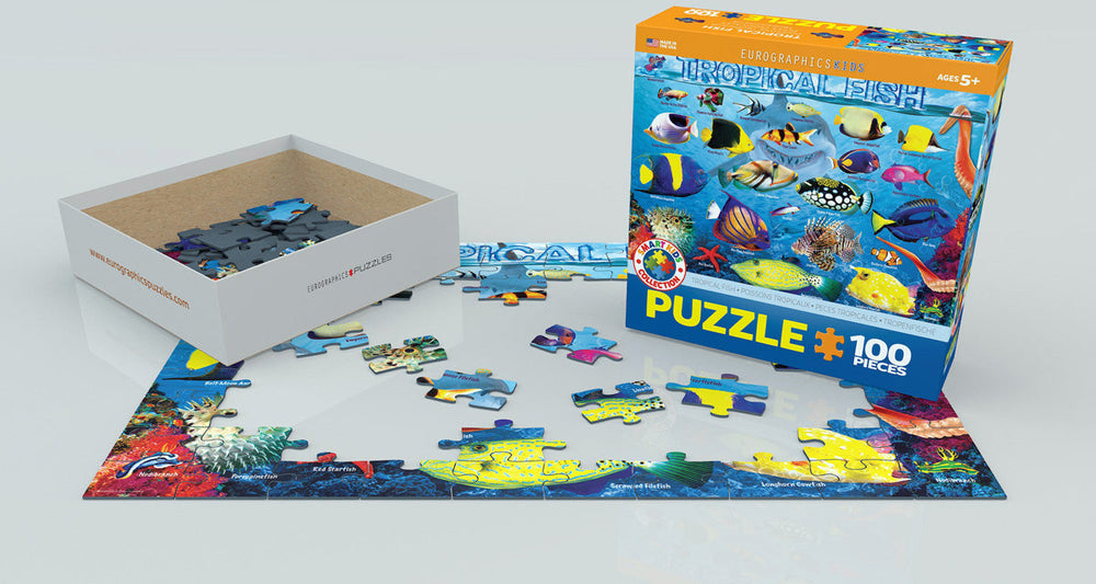 Puzzle: Educational Charts for Kids - Tropical Fish (ONLINE ORDER ONLY)