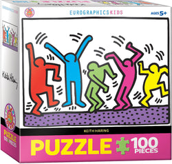 Puzzle: Fine Art For Kids - Dancing by Keith Haring (ONLINE ORDER ONLY)
