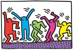 Puzzle: Fine Art For Kids - Dancing by Keith Haring (ONLINE ORDER ONLY)