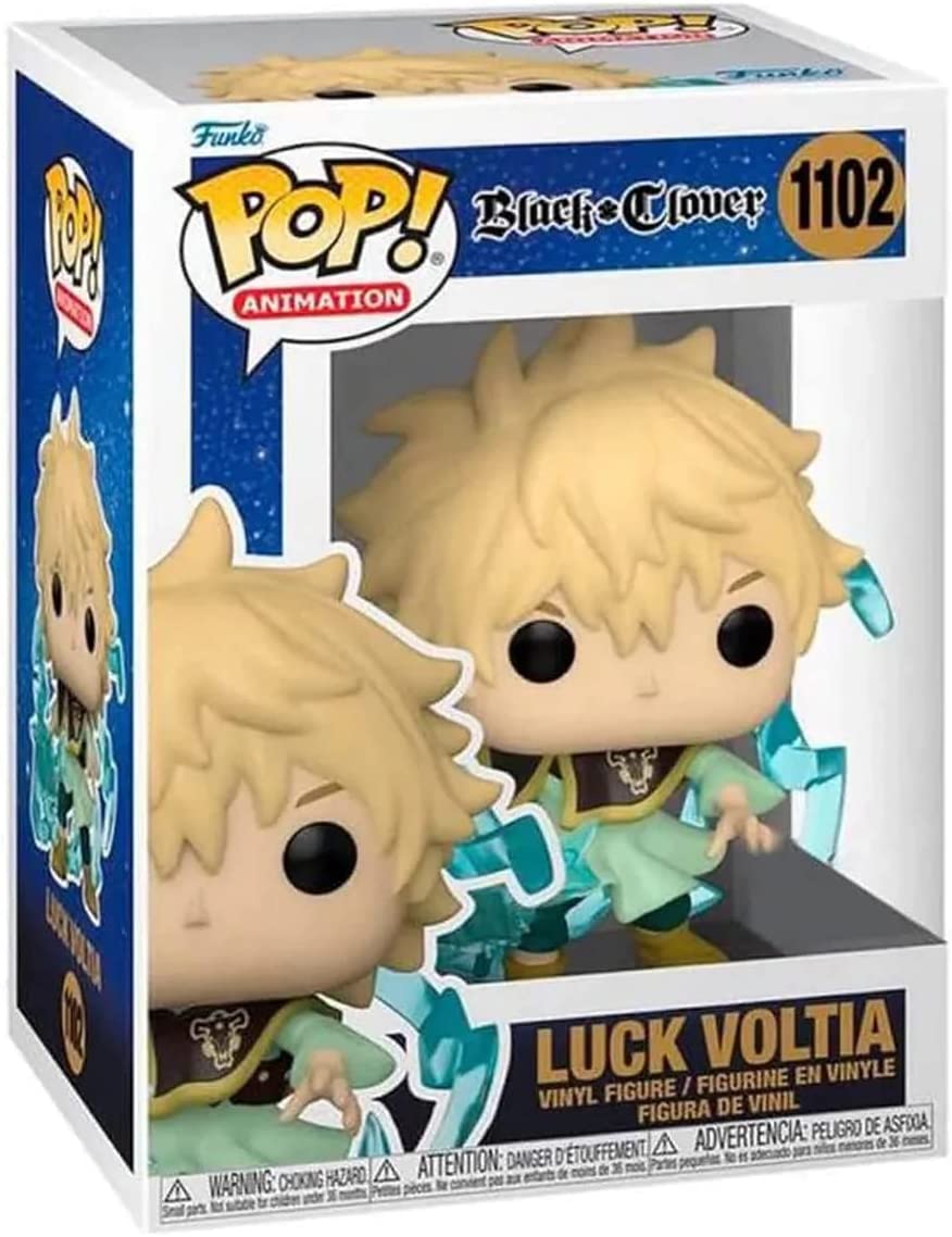 Funko Pop 1102 Black Clover Luck Voltia AAA Anime Exclusive Figure (ONLINE ORDER ONLY)