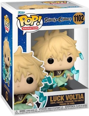 Funko Pop 1102 Black Clover Luck Voltia AAA Anime Exclusive Figure (ONLINE ORDER ONLY)