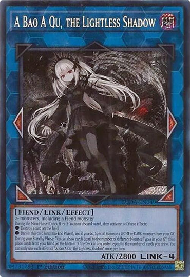 A Bao A Qu, the Lightless Shadow [SUDA-EN049] Secret Rare (ONLINE ORDER ONLY)
