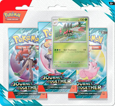 Journey Together 3 Pack Blister [Yanmega] [JTG - 000] (ONLINE ORDER ONLY)