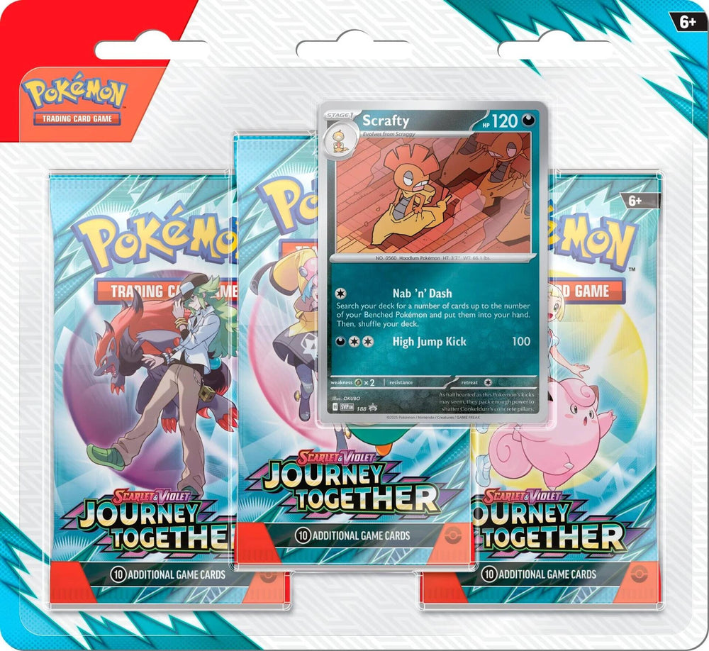 Journey Together 3 Pack Blister [Scrafty] (ONLINE ORDER ONLY)