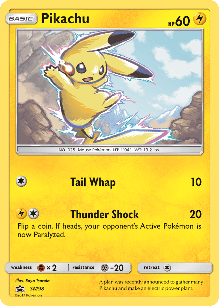 Pikachu (SM98) [Sun & Moon: Black Star Promos] (Online Only)
