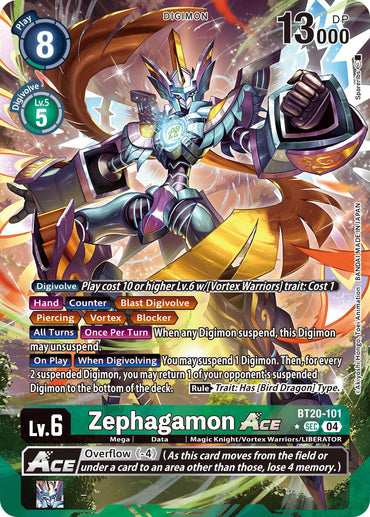 Zephagamon ACE [BT20-101] (Alternate Art) [Release Special Booster Ver.2.5]