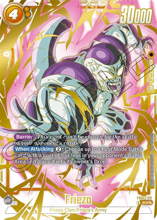 Frieza (FB05-120) (Super Alternate Art) [New Adventure] (ONLINE ORDER ONLY)