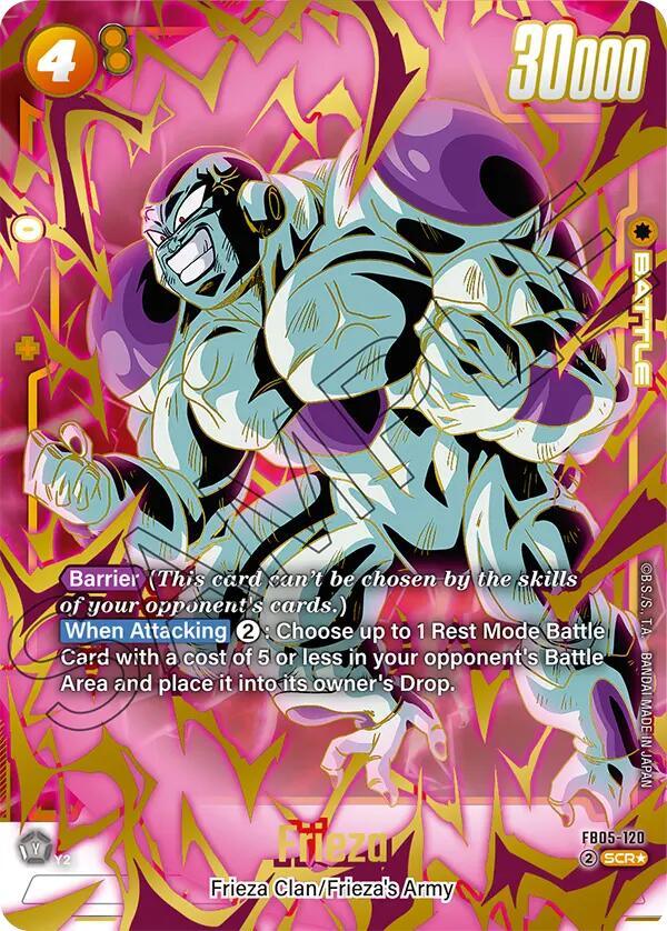 Frieza (FB05-120) (Alternate Art) [New Adventure] (ONLINE ORDER ONLY)