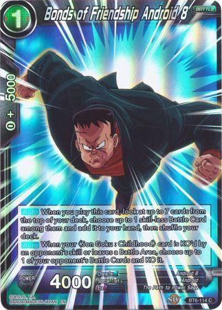 Bonds of Friendship Android 8 (Reprint) (BT6-114) [Battle Evolution Booster] (ONLINE ORDER ONLY)