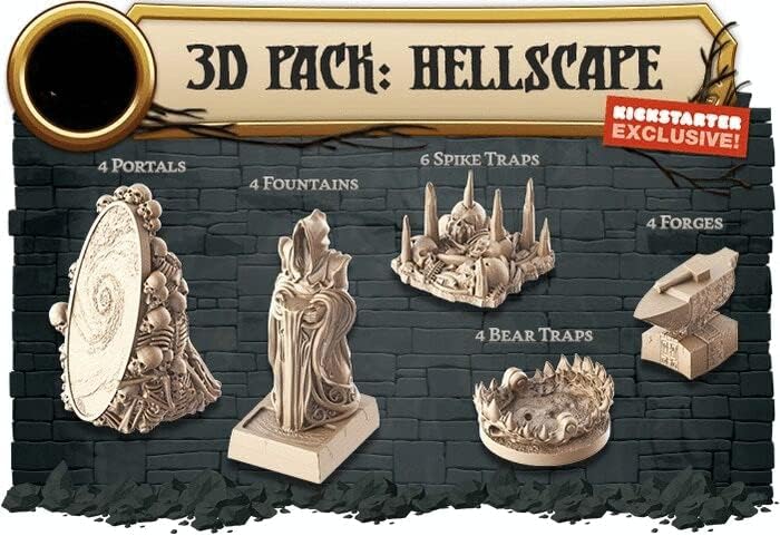 Massive Darkness 2: 3D Pack - Hellscape (ONLINE ORDER ONLY)