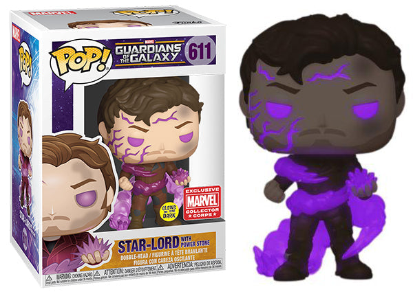 Star-Lord w/ Power Stone (Glow in the Dark) 611 - Collector Corps Exclusive (Online Order Only)