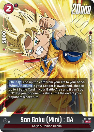 Son Goku (Mini) : DA (FP-037) [Fusion World Promotion Cards] (ONLINE ORDER ONLY)