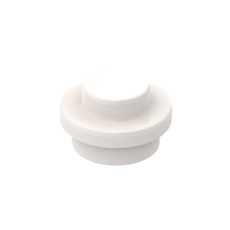 White 4073 1x1 Round Plate Brick – Choose Quantity – LEGO® Compatible Bulk Lot (ONLINE ORDER ONLY)