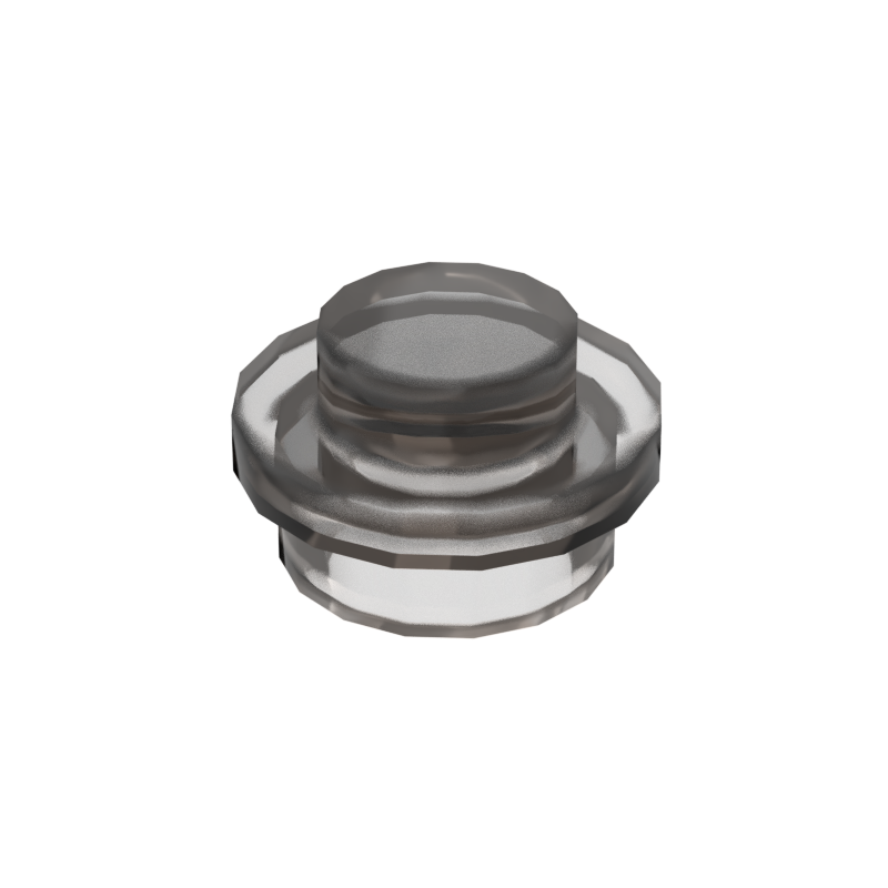 Transparent Black 4073 1x1 Round Plate Brick – Choose Quantity – LEGO® Compatible Bulk Lot (ONLINE ORDER ONLY)