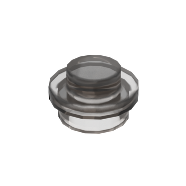 Transparent Black 4073 1x1 Round Plate Brick – Choose Quantity – LEGO® Compatible Bulk Lot (ONLINE ORDER ONLY)