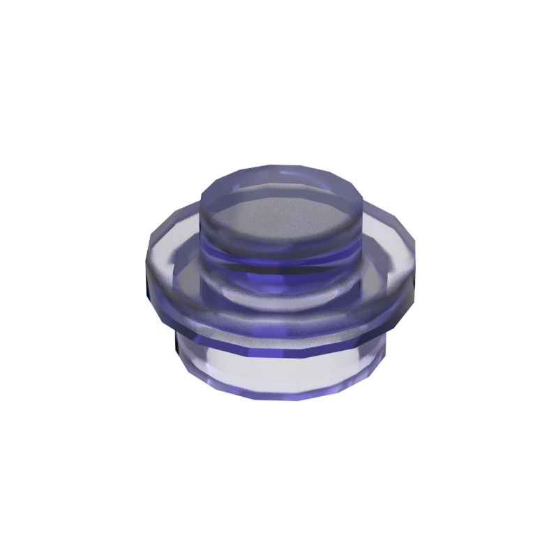 Transparent Purple 4073 1x1 Round Plate Brick – Choose Quantity – LEGO® Compatible Bulk Lot (ONLINE ORDER ONLY)