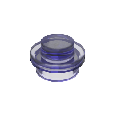 Transparent Purple 4073 1x1 Round Plate Brick – Choose Quantity – LEGO® Compatible Bulk Lot (ONLINE ORDER ONLY)