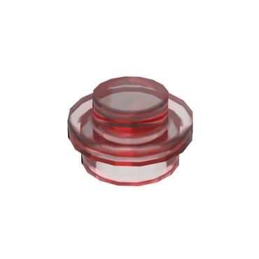 Transparent Red 4073 1x1 Round Plate Brick – Choose Quantity – LEGO® Compatible Bulk Lot (ONLINE ORDER ONLY)