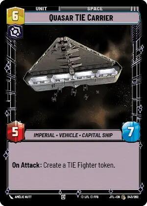 Quasar TIE Carrier (243/257) [Jump to Lightspeed] (ONLINE ORDER ONLY)