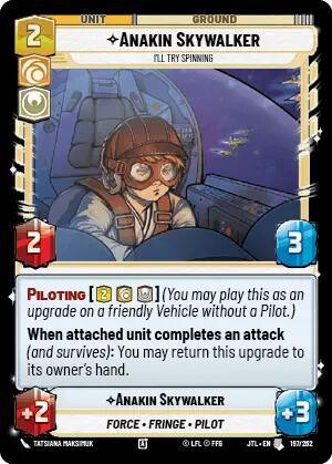 Anakin Skywalker - I'll Try Spinning (197/257) [Jump to Lightspeed] (ONLINE ORDER ONLY)