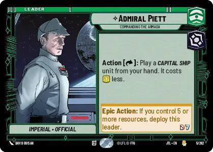 Admiral Piett - Commanding the Armada (005/257) [Jump to Lightspeed] (ONLINE ORDER ONLY)