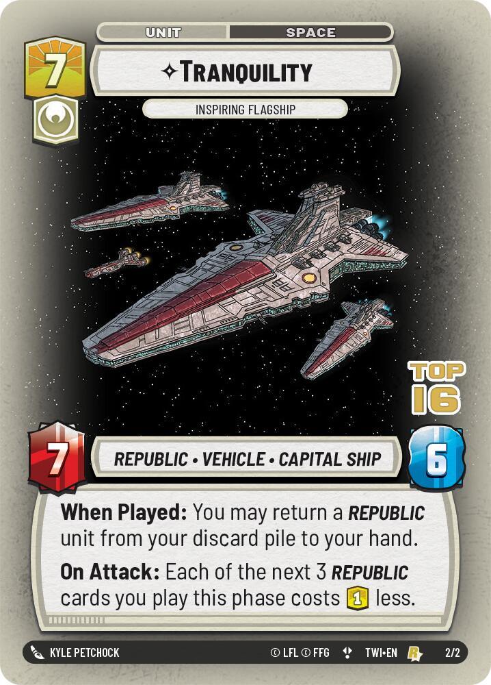 Tranquility - Inspiring Flagship (Top 16) (2/2) [Store Showdown Promos] (ONLINE ORDER ONLY)