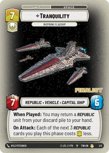 Tranquility - Inspiring Flagship (Finalist) (2/2) [Store Showdown Promos] (ONLINE ORDER ONLY)