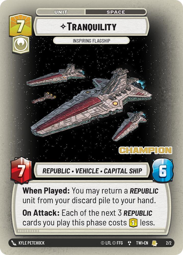 Tranquility - Inspiring Flagship (Champion) (2/2) [Store Showdown Promos] (ONLINE ORDER ONLY)