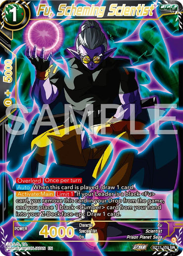 Fu, Scheming Scientist (BT27-109) [History of Z] (ONLINE ORDER ONLY)