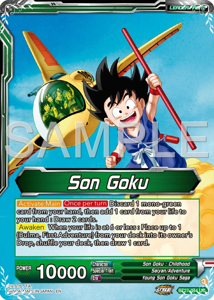 Son Goku // Son Goku & Bulma, First Encounter (BT27-044) [History of Z] (ONLINE ORDER ONLY)
