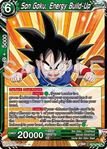 Son goku, Enegry Build-Up (BT27-049) [History of Z] (ONLINE ORDER ONLY)